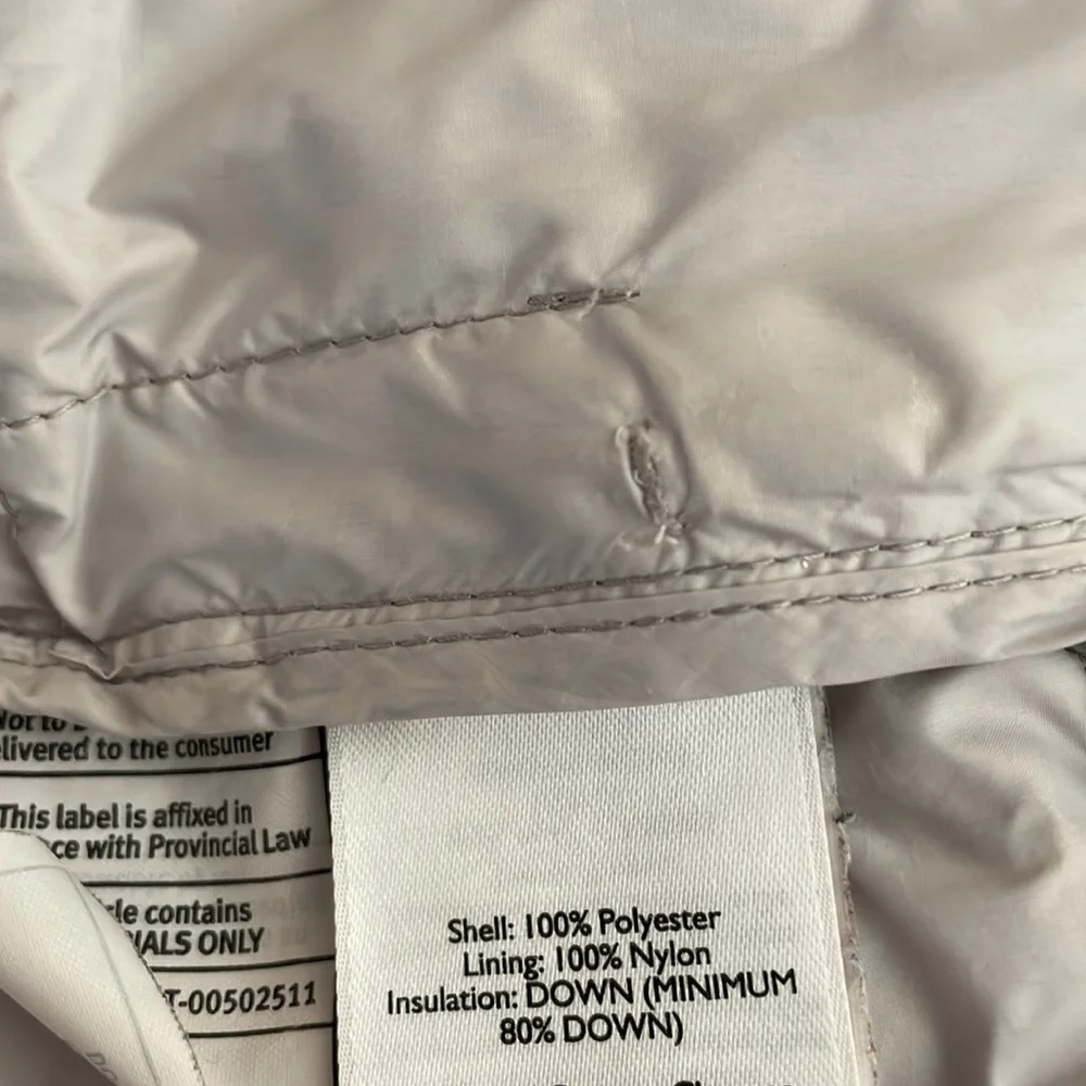 Eddie Bauer EB 650 Down Hooded Packable Quilted Puffer Jacket Coat Size XS
